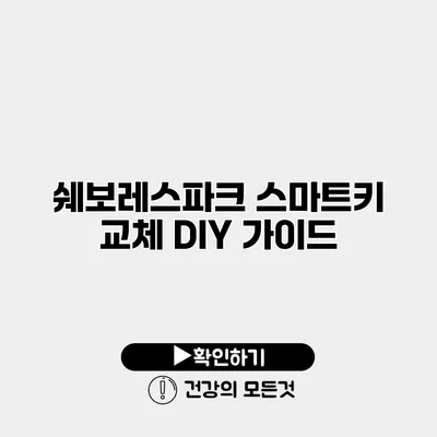 쉐보레스파크 스마트키 교체 DIY 가이드